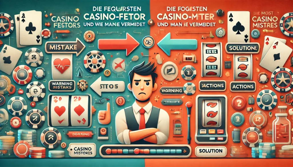 DALLE 20250327 141018 An informative and eyecatching 169 banner image for a blog post titled Die häufigsten CasinoFehler und wie man sie vermeidet The most common cas Freispiele Slots